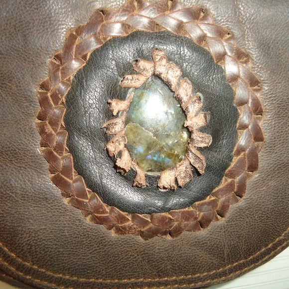 TERUPATI BALAJI EXPOAHOUS HAND MADE LEATHER GOODS Belt Bag - Picture 3 of 14